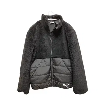 PUMA 플리스 자켓 블랙 L 사이즈