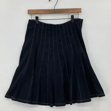 For Joseph 포지세프 네이비 플레어 스커트 S