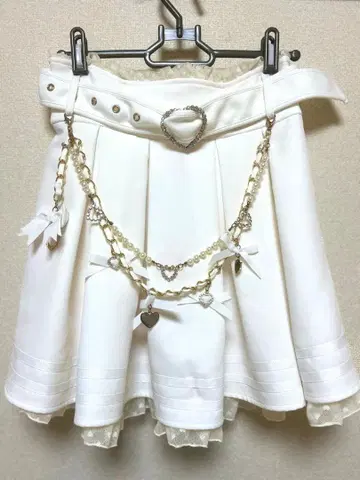 LIZLISA 리즈리사 데코 체인 벨트 스커트