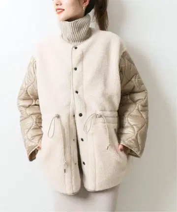 JANE SMITH plage BOA QUILT 코트
