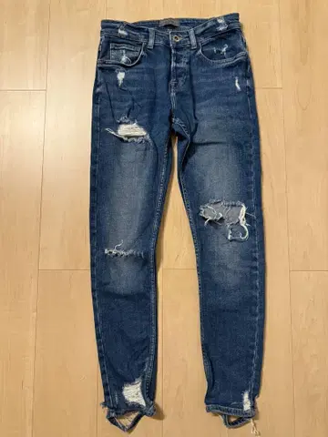 ZARA 데미지 스키니 데님 팬츠