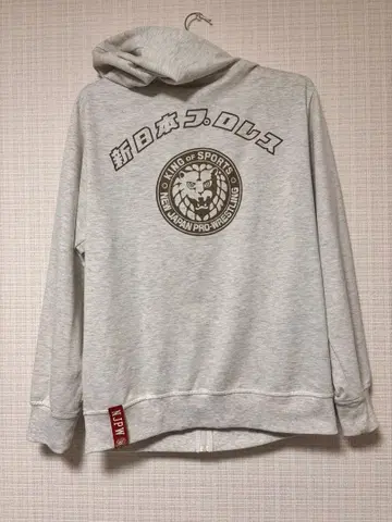 신일본 프로레슬링 지퍼 후드티 맨투맨 후드 맨투맨