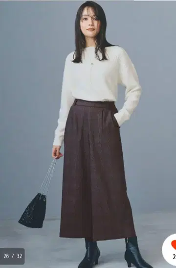 [새상품급] 속기모 하이퍼 스트레치 와이드 팬츠 3L