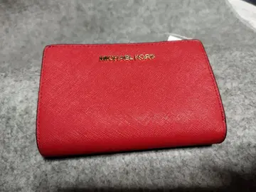 MICHAEL KORS 접이식 지갑 레드