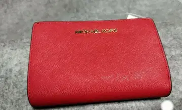 MICHAEL KORS 접이식 지갑 레드