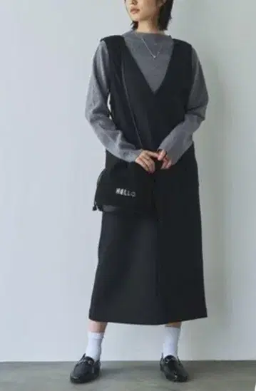 coen 오버롤 스커트