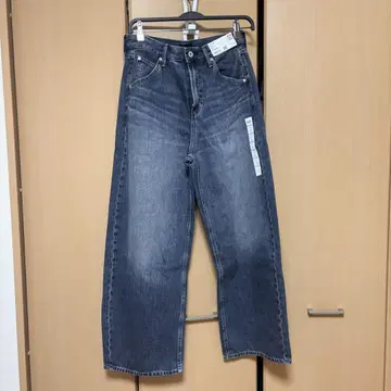 UNIQLO 유니클로 배기 커브 청바지 67 25 63.5cm 기장 짧음