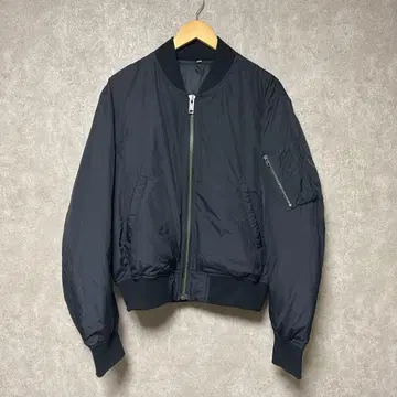 새상품 무지 라보 MA-1 다운 블루종 M 밀리터리 무인양품