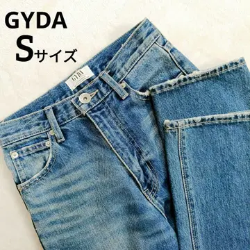 GYDA 제이 FitMeDenim 스트레이트 데님 데미지 가공 S 파랑