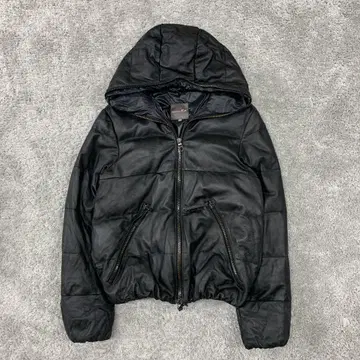 [ DUVETICA ] Double Zip Leather Jacket