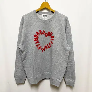 미사용 새상품 DOUBLESTEAL 더블 스틸 맨투맨 그레이 XL