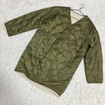 LOWRYS FARM 새상품급 퀼팅 자켓 보아 리버서블 ( F )