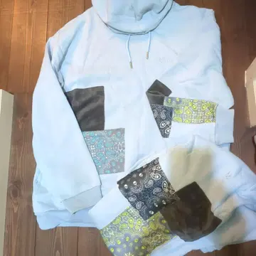 영국 인기 boohoo 페이즐리 맨투맨 셋업