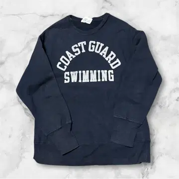 배송비 포함 B&H 맨투맨 "COAST GUARD SWIMMING"