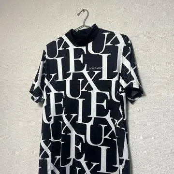 초레어 luxeakmplus luxspo 셔츠 올 패턴 모크넥