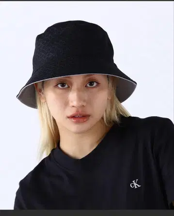 캘빈 클라인 버킷햇 블랙 그레이