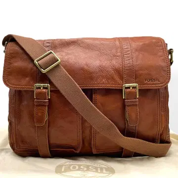 새상품급 FOSSIL 파슬 메신저 백 가죽 숄더백