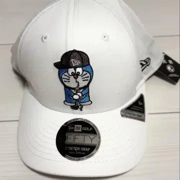 NEW ERA 도라에몽 골프 캡 화이트