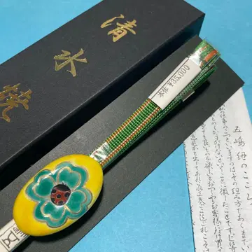 허리띠 고정 끈 고정 장식 시미즈야키 무당벌레 새상품 No.2007