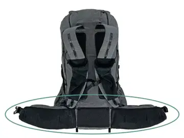DURSTON GEAR Wapta30용 힙 벨트 M/L 사이즈