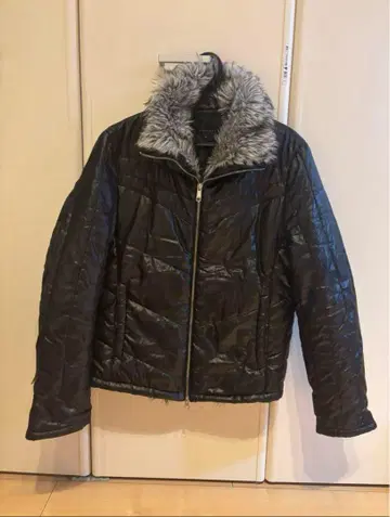 00's 헤이세이 Y2K 시크 스타일 갸루 남자 퍼 포함 다운 자켓