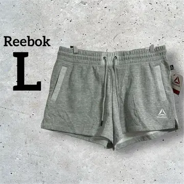 택 포함 Reebok 리복 그레이 맨투맨 [ L ] 숏팬츠