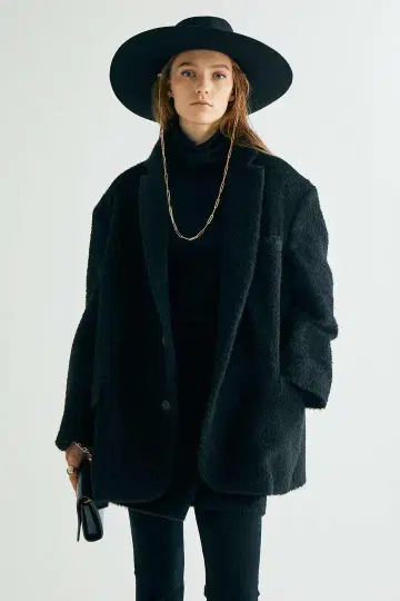 두지엠 클라세 darzzling 자켓 코트 / 샤기 코트