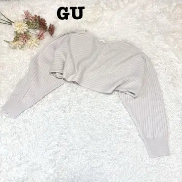 s.1917 [지유] 크롭 기장 긴팔 니트 화이트 M 사이즈 심플