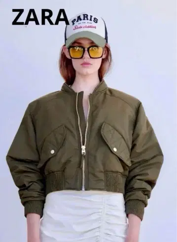 ZARA 크롭 봄버 자켓