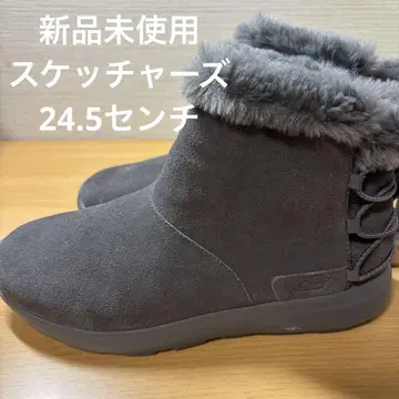 새상품 스케쳐스 보아 부츠 24.5cm 다크 그레이 택 포함