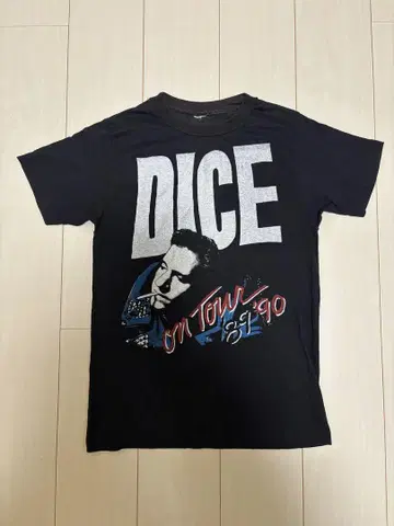 DICE 투어 티셔츠 블랙