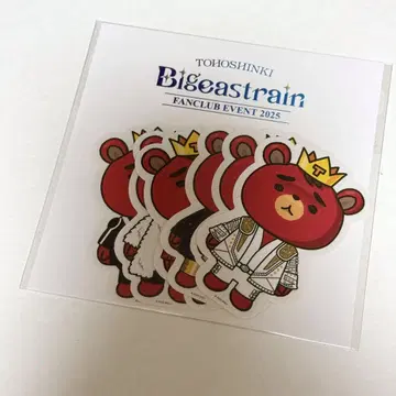 동방신기 Bigeastrain 유노 창민 TB 스티커 세트