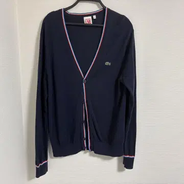 LACOSTE 네이비 가디건 사이즈 4