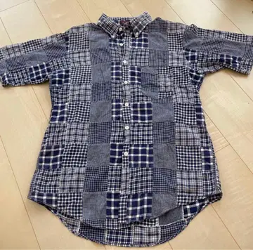 USA제 CLEVE SHIRT MAKERS 반팔 셔츠 M