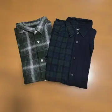 빔즈 BEAMS 긴팔 셔츠 2장 세트 S