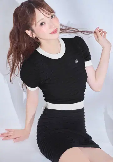 michellMacaron 미셸 마카롱 파이핑 리본 원피스