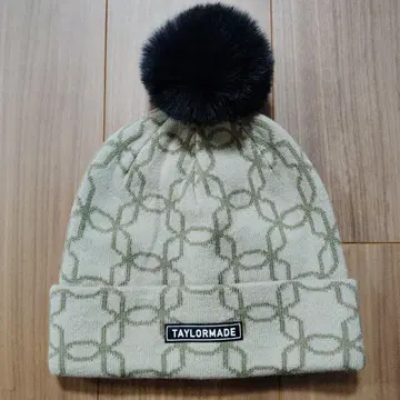 TAYLORMADE 기하학 패턴 니트 모자