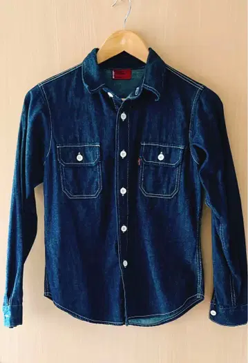 Levi's 여성용 긴팔 셔츠 다크 데님