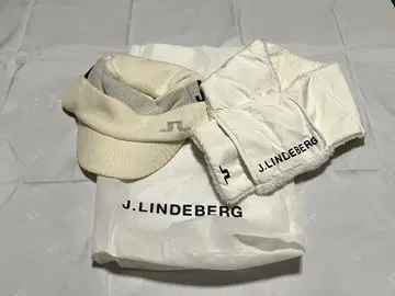 J. LINDEBERG 니트 모자와 머플러 세트 수납 봉투 포함