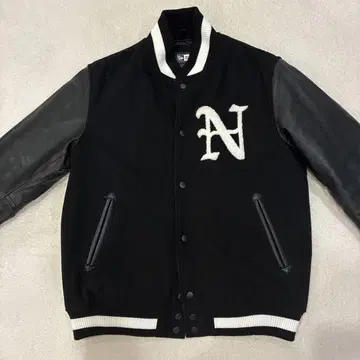 NEW ERA 바시티 자켓 블랙 L
