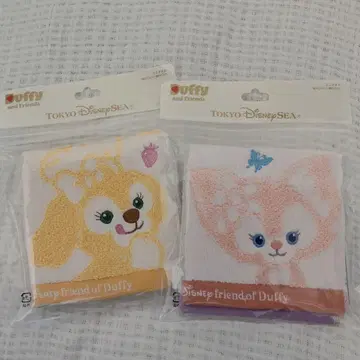 디즈니 더피 타월 세트 디즈니씨 손수건