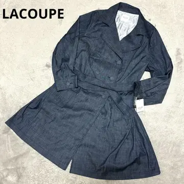 [ 미사용 새상품 ] LACOUPE 라쿠프 데님 트렌치코트 빅