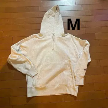Champion Reverse Weave 후드티 M 라이트 그레이