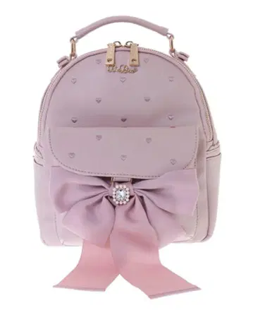 [ LIZLISA ] 롱 리본 백팩 ( 핑크 )