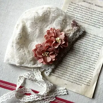 꽃 레이스 보닛 브라이스 아웃핏 핸드메이드 네오 브라이스 의류