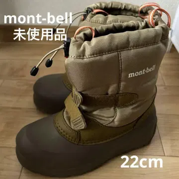 미사용품 mont-bell 몽벨 파우더 부츠 22 베이지