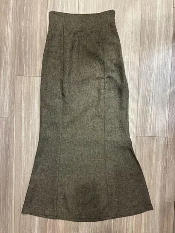 nairo 머메이드 스커트 Brown M 사이즈