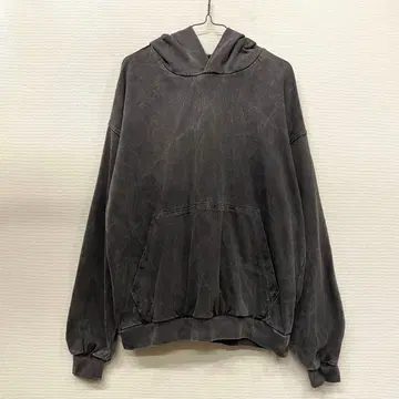 NAUTICA 노티카 블리치 워시드 로고 자수 후드티