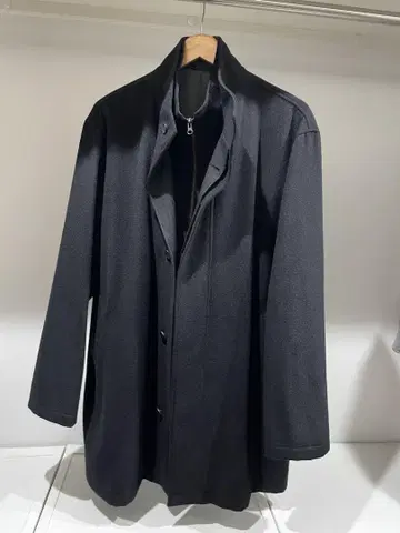 GLADAN 블랙 롱 코트
