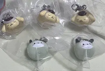 메지루시 액세서리 ~나리키리만~ 폼폼푸딩 x 3 포차코 x 2